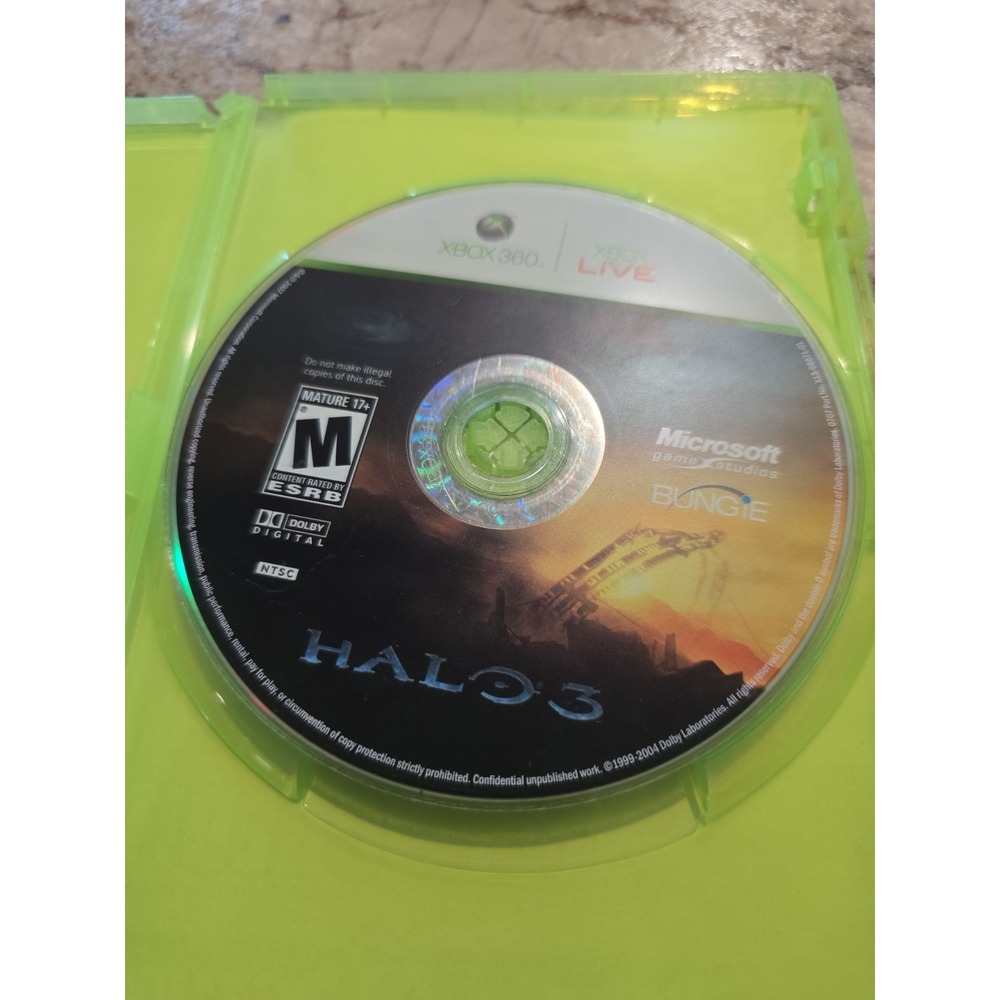 Halo 3 For Xbox 360- Disc Only- Tested